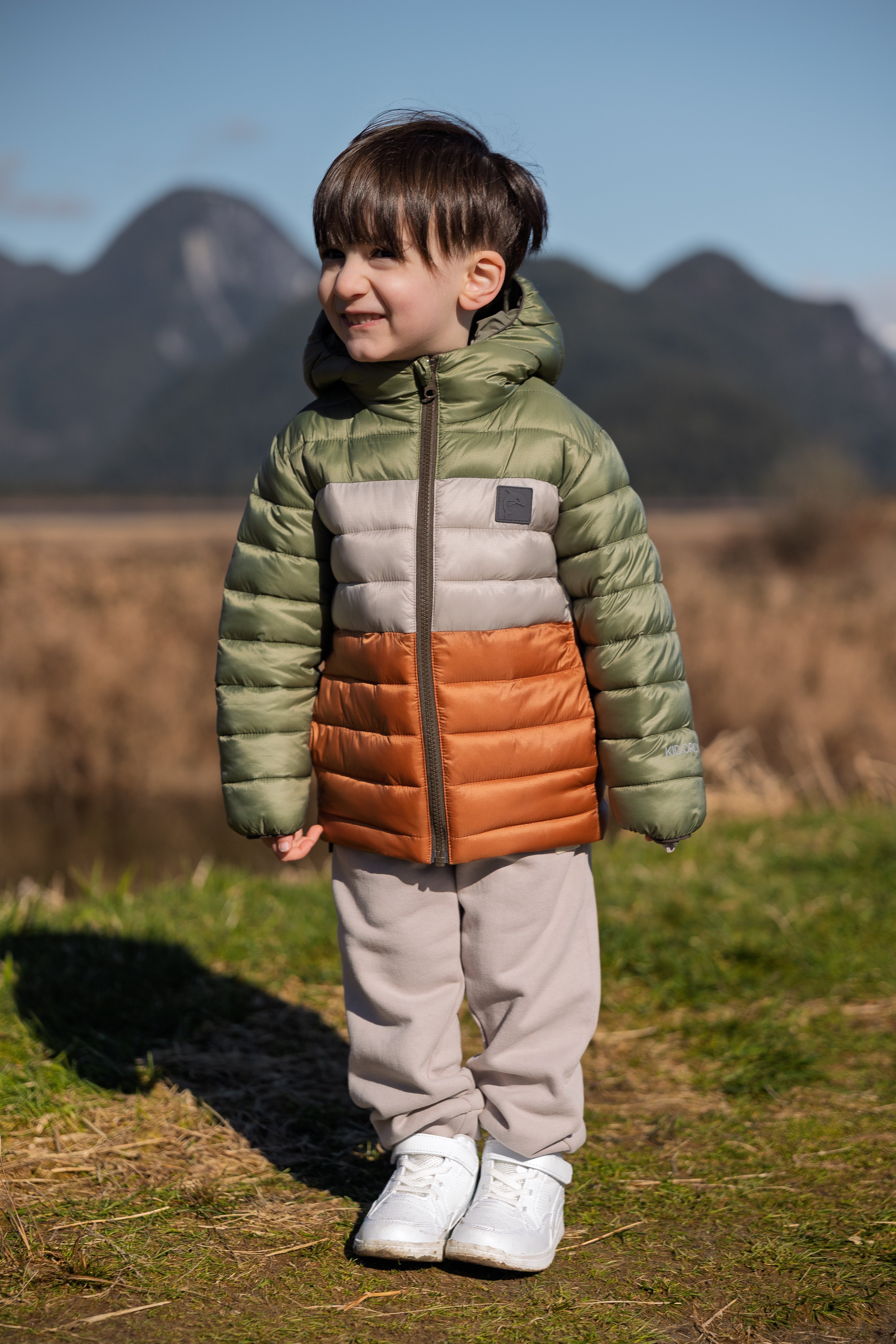 Kids Waterproof Reversible Puffer Jacket | KIDORCA Canada – KIDORCA