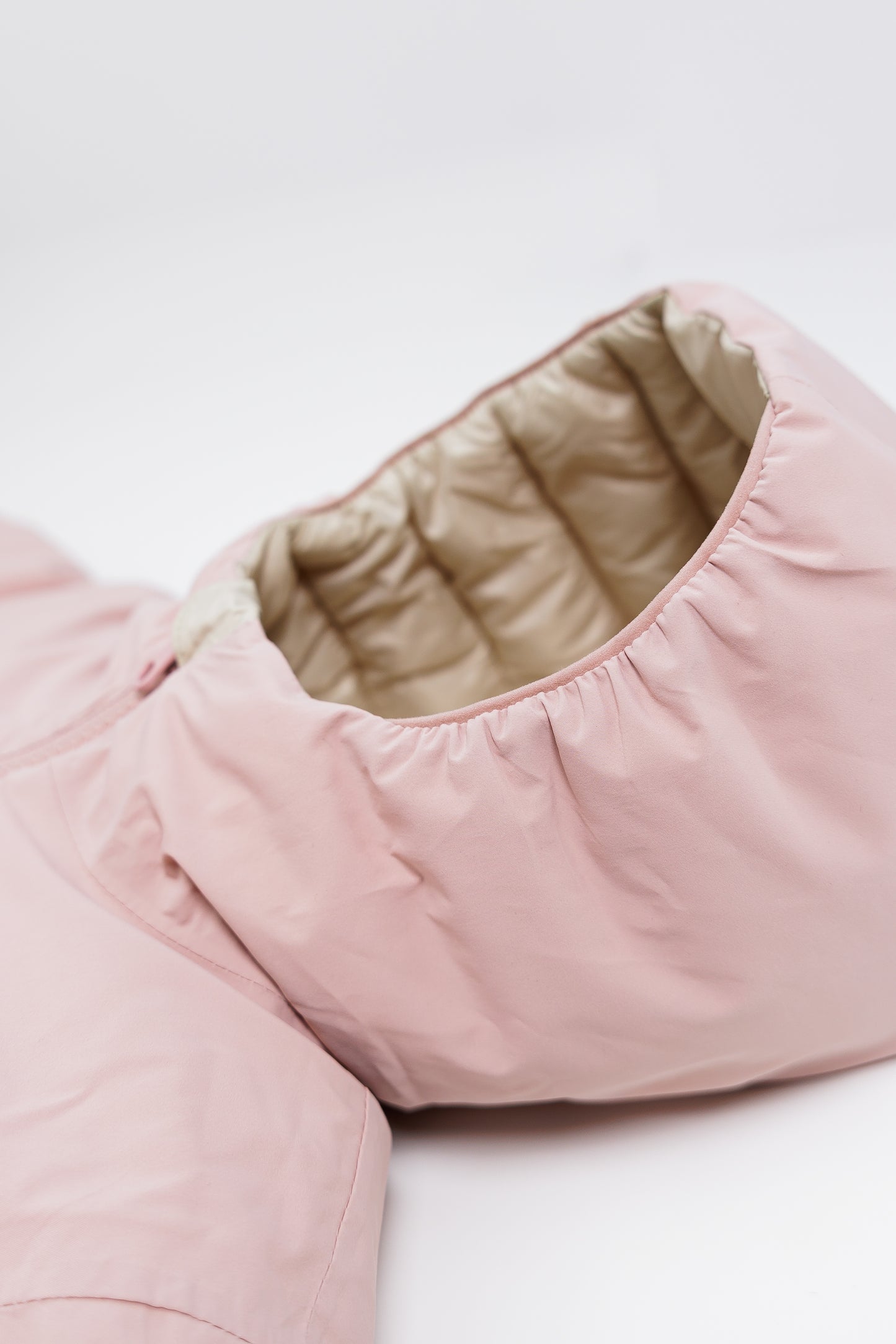 Kids Puffer Jacket - Porteau Reversible Waterproof - Fall/Winter - Dusty Rose