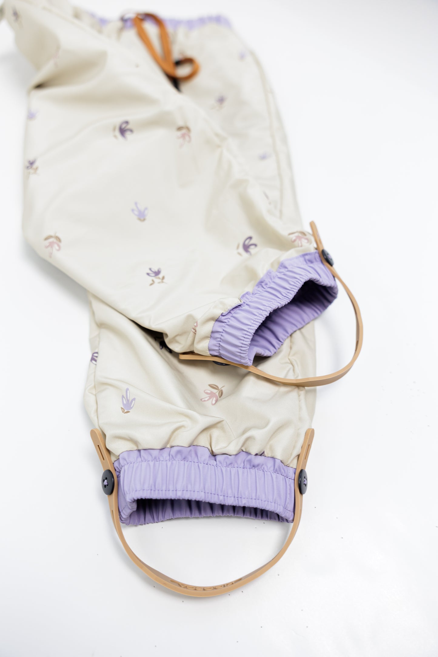 TOFINO Rain Pants Waterproof Breathable Technical - Lilac / Floral