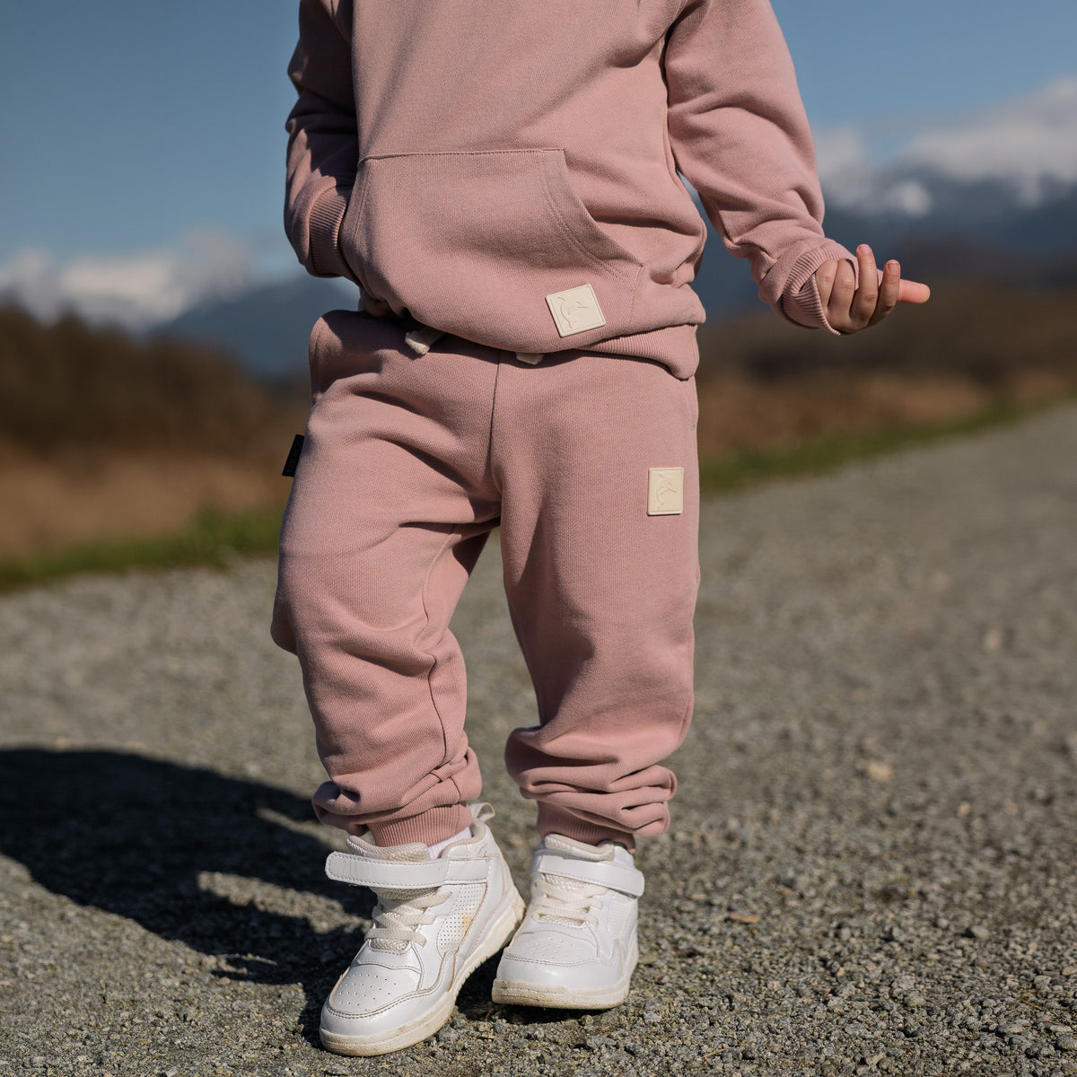 Kids Sweatpants - French Organic Terry Cotton – Mauve