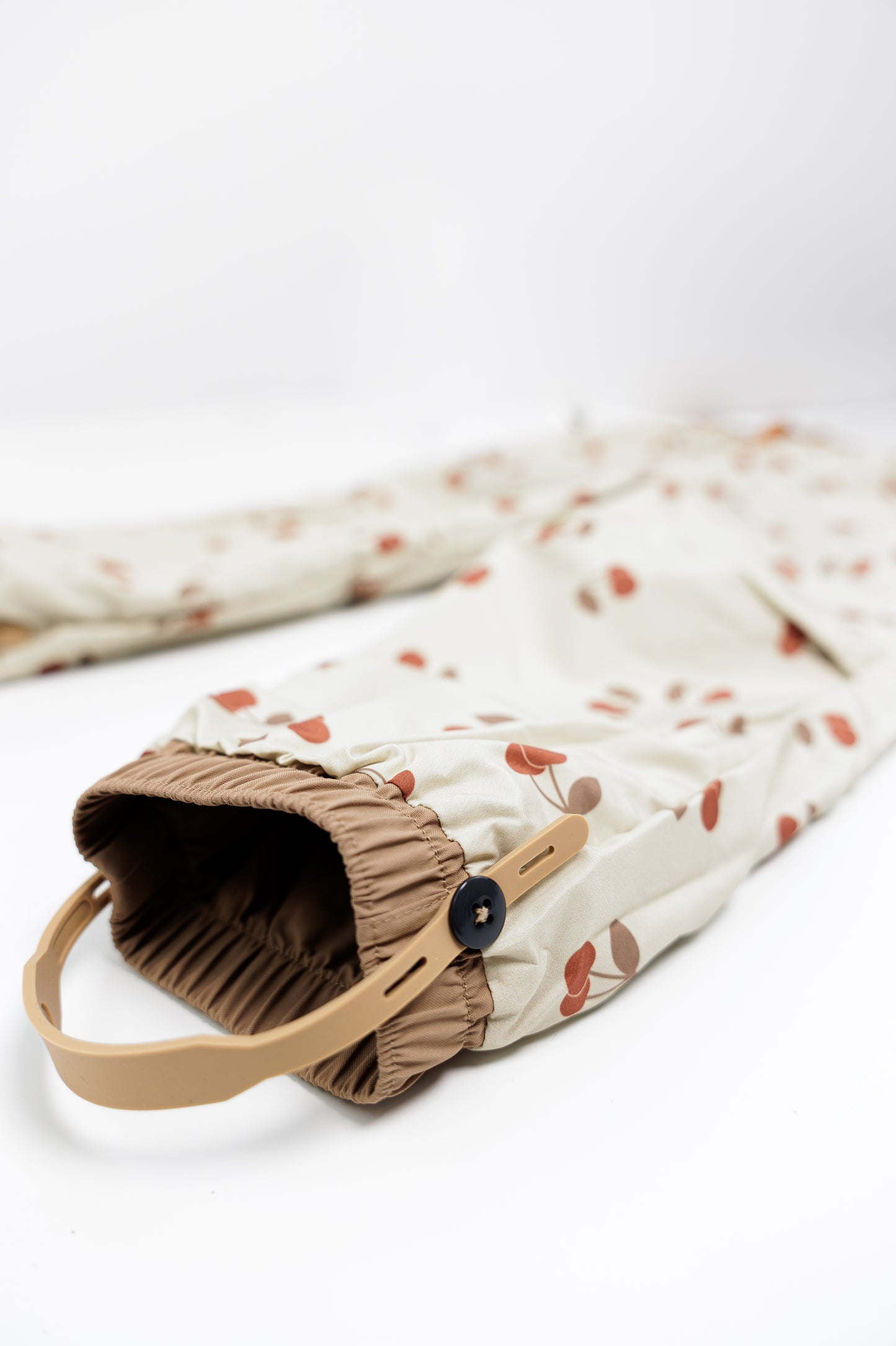 Kids Rain Pants - TOFINO Waterproof Breathable Technical - Portabella / Cherry