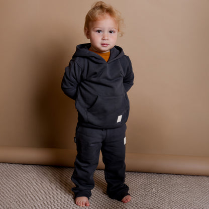 Kids Sweatpants - Brushed Organic Terry Cotton  – Lava