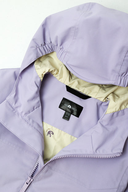 Kids Waterproof Jacket - TOFINO Packable Technical - Spring/Summer - Lilac / Floral