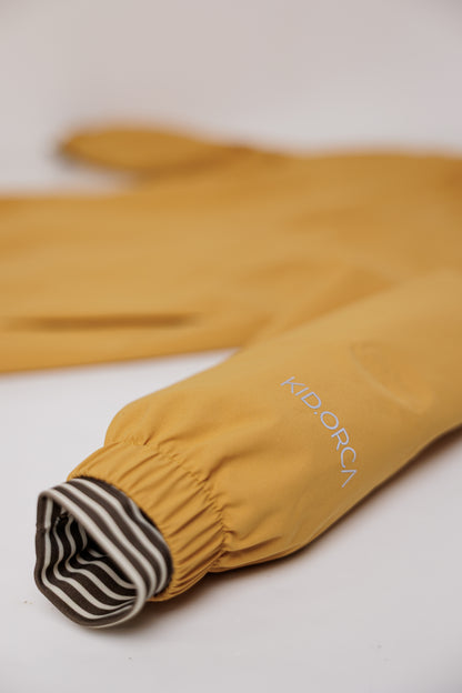 Kids Waterproof Jacket - TOFINO Packable Technical - Spring/Summer - Spruce Yellow