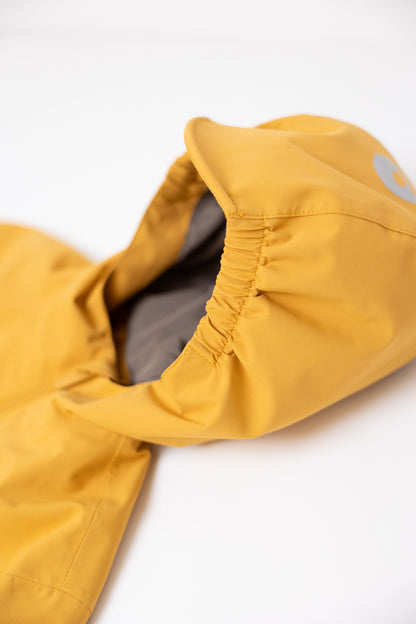 Kids Waterproof Jacket - TOFINO Packable Technical - Spring/Summer - Spruce Yellow