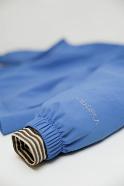 Kids Waterproof Jacket - TOFINO Packable Technical - Spring/Summer - Dutch Blue