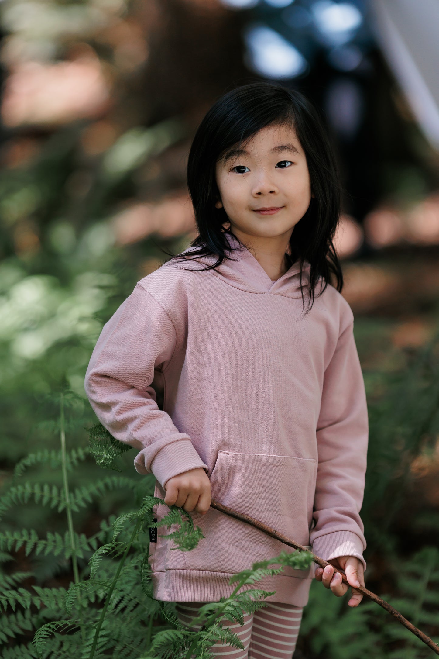 Kids Hoodie - Organic French Terry Cotton – Mauve