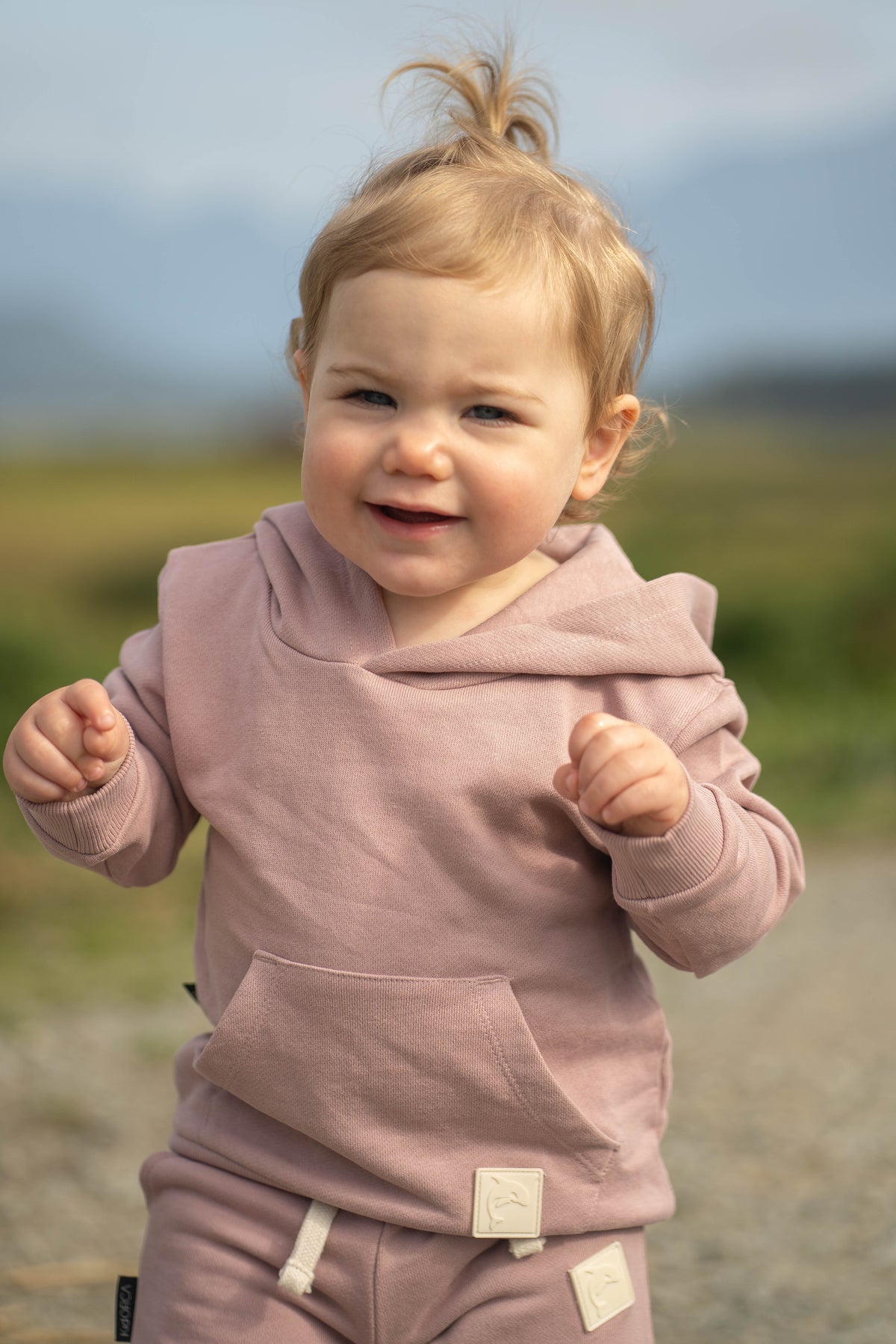 Kids Hoodie - Organic French Terry Cotton – Mauve