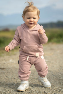 Kids Sweatpants - French Organic Terry Cotton  – Mauve