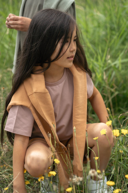 Kids T-Shirt- Organic Cotton – Mauve