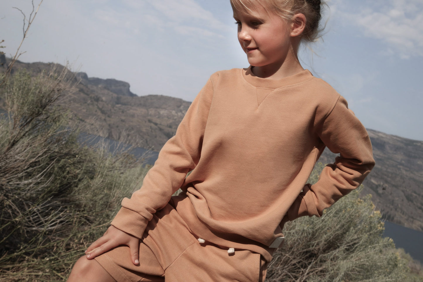 French Terry Sweatshirt _ Sandstone