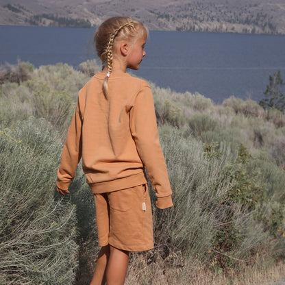 Kids Shorts - Organic French Terry Cotton – Sandstorm