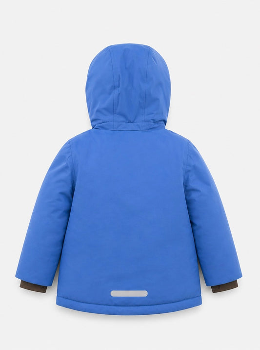 Kids Winter Jacket - Cypress Waterproof Fleece Padded - Dutch Blue