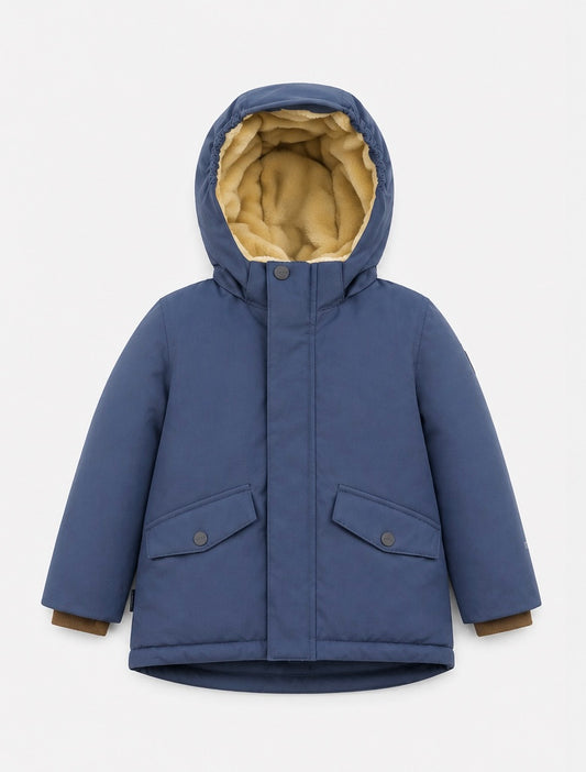 Kids Winter Jacket - Cypress Waterproof Fleece Padded - Ombre Blue