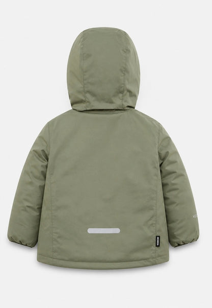 Kids Puffer Jacket - Porteau Reversible Waterproof - Fall/Winter - Dusty Olive