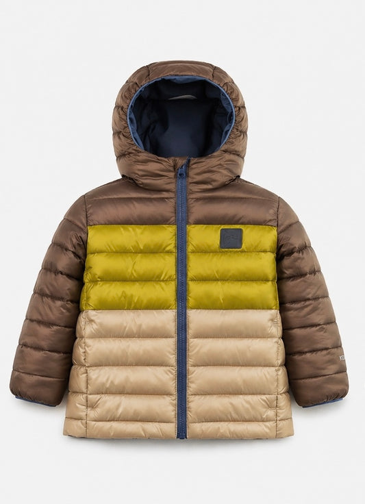 Kids Puffer Jacket - Porteau Reversible Waterproof - Fall/Winter - Ombre Blue