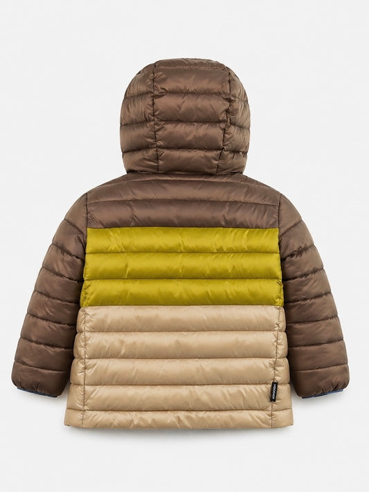 Kids Puffer Jacket - Porteau Reversible Waterproof - Fall/Winter - Ombre Blue