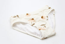 Close-up of coconut print quick-dry fabric – Viola swim bottom