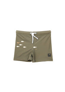 Swim Boardie Shorts – Trout / Kalamata