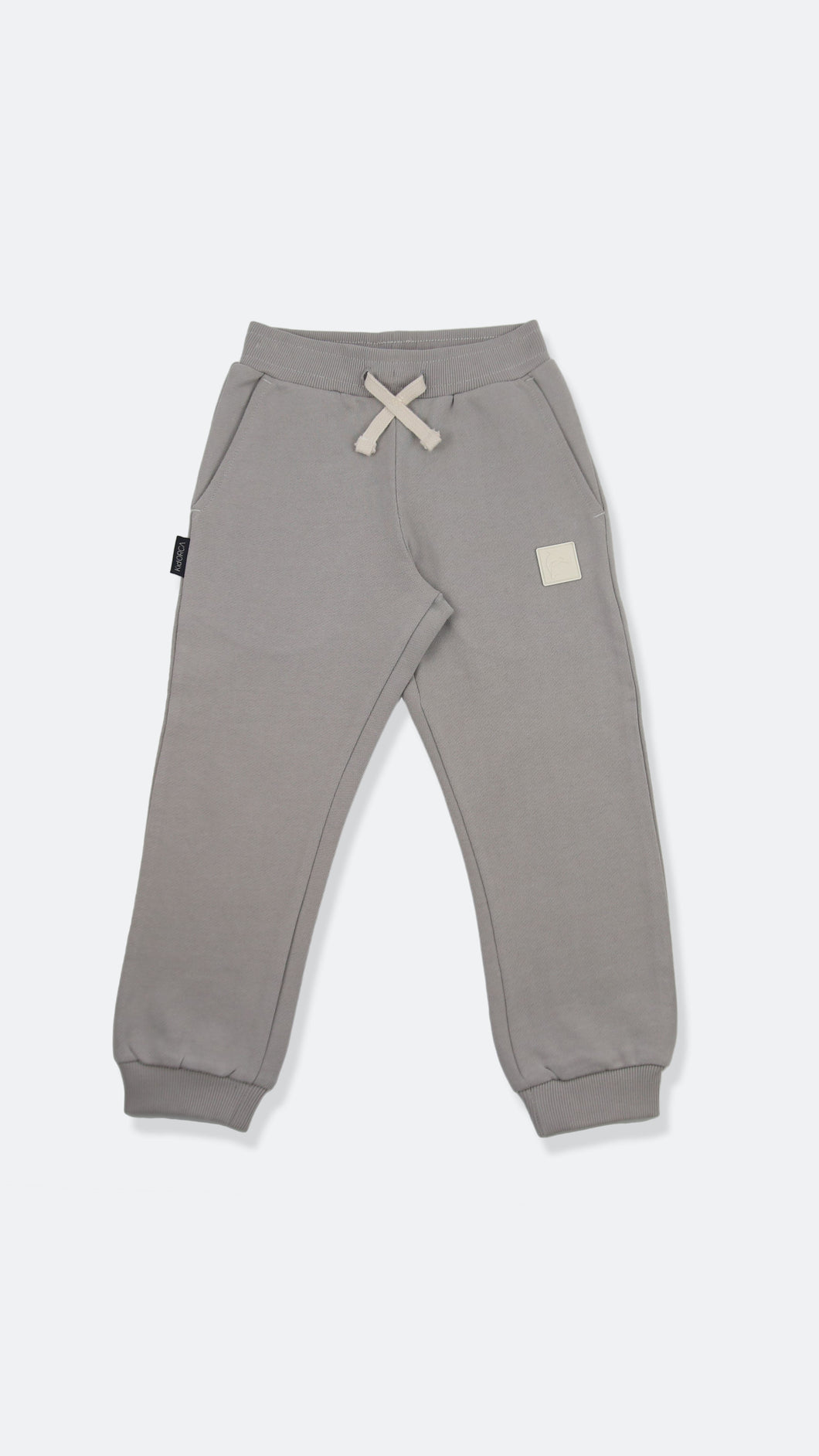 French Terry Sweatpants _ Pebble