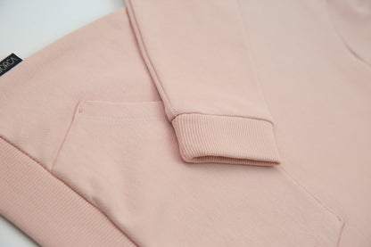 French Terry Hoodie _ Pale Rose