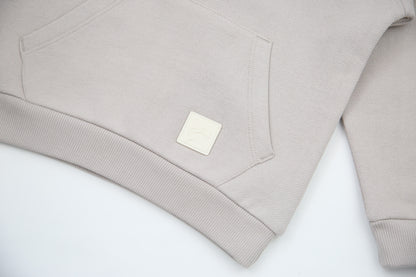 Brushed Terry Hoodie _ Dove