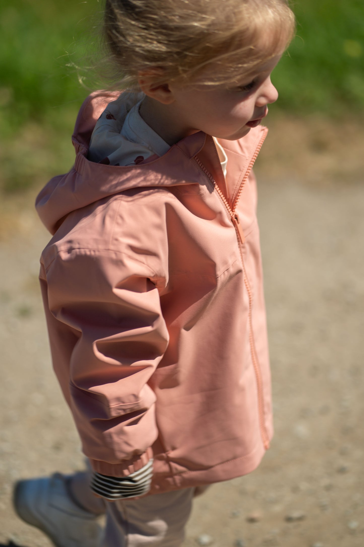 Kids Waterproof Jacket - TOFINO Packable Technical - Spring/Summer - Cameo / Cherry