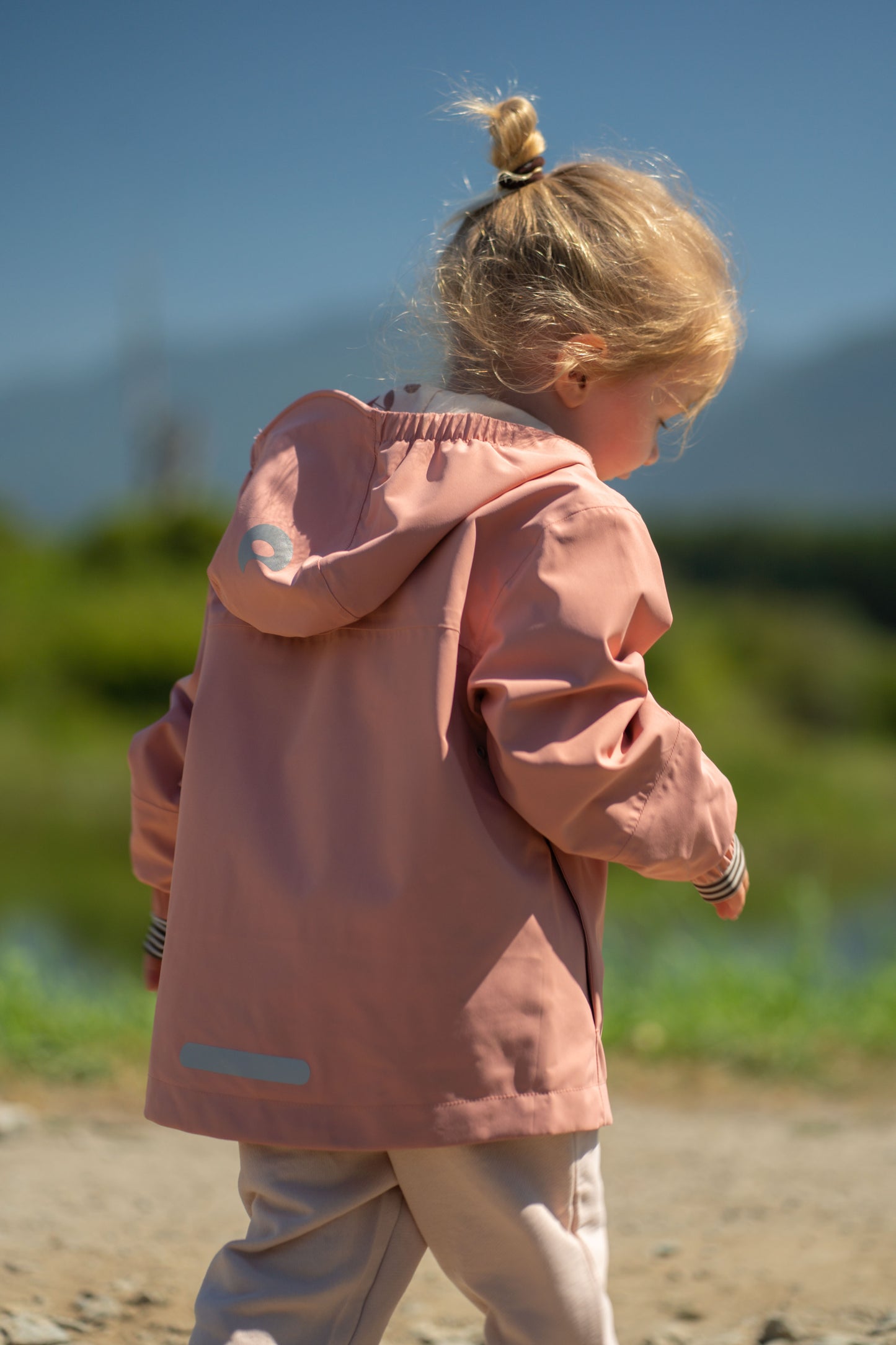Kids Waterproof Jacket - TOFINO Packable Technical - Spring/Summer - Cameo / Cherry