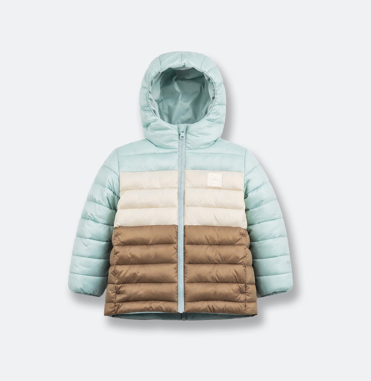 Kids Puffer Jacket - Porteau Reversible Waterproof - Fall/Winter - Blue Haze