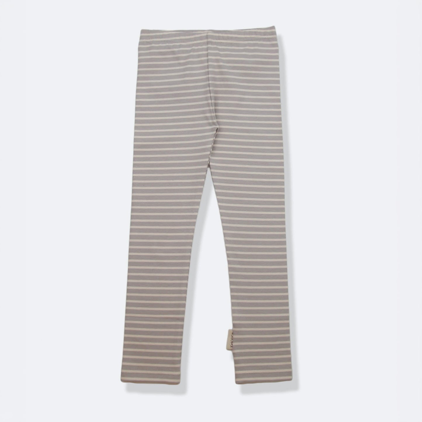 Kids Leggings – Organic Cotton - Stripe/Dove