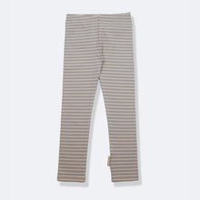 Kids Leggings – Organic Cotton - Stripe/Dove