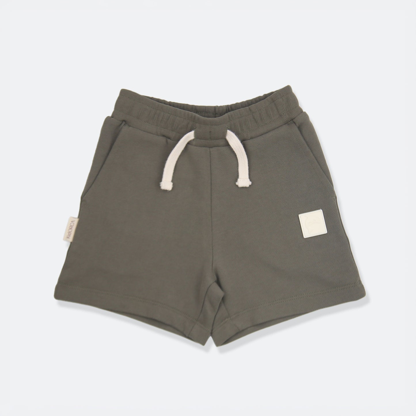 Kids Shorts - Organic French Terry Cotton – Dusty Olive