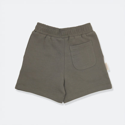 Kids Shorts - Organic French Terry Cotton – Dusty Olive