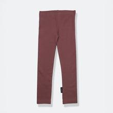 Kids Leggings – Organic Cotton  – Deep Mauve