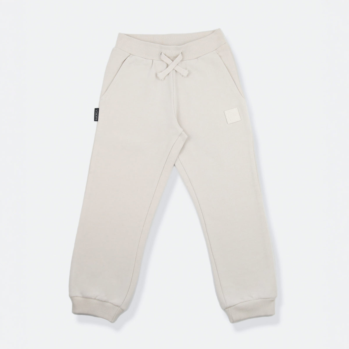 Kids Sweatpants - Organic French Terry Cotton  – Oat