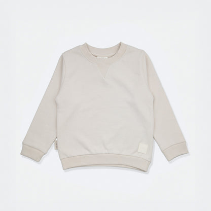 Kids Sweatshirt- Organic French Terry Cotton – Oat