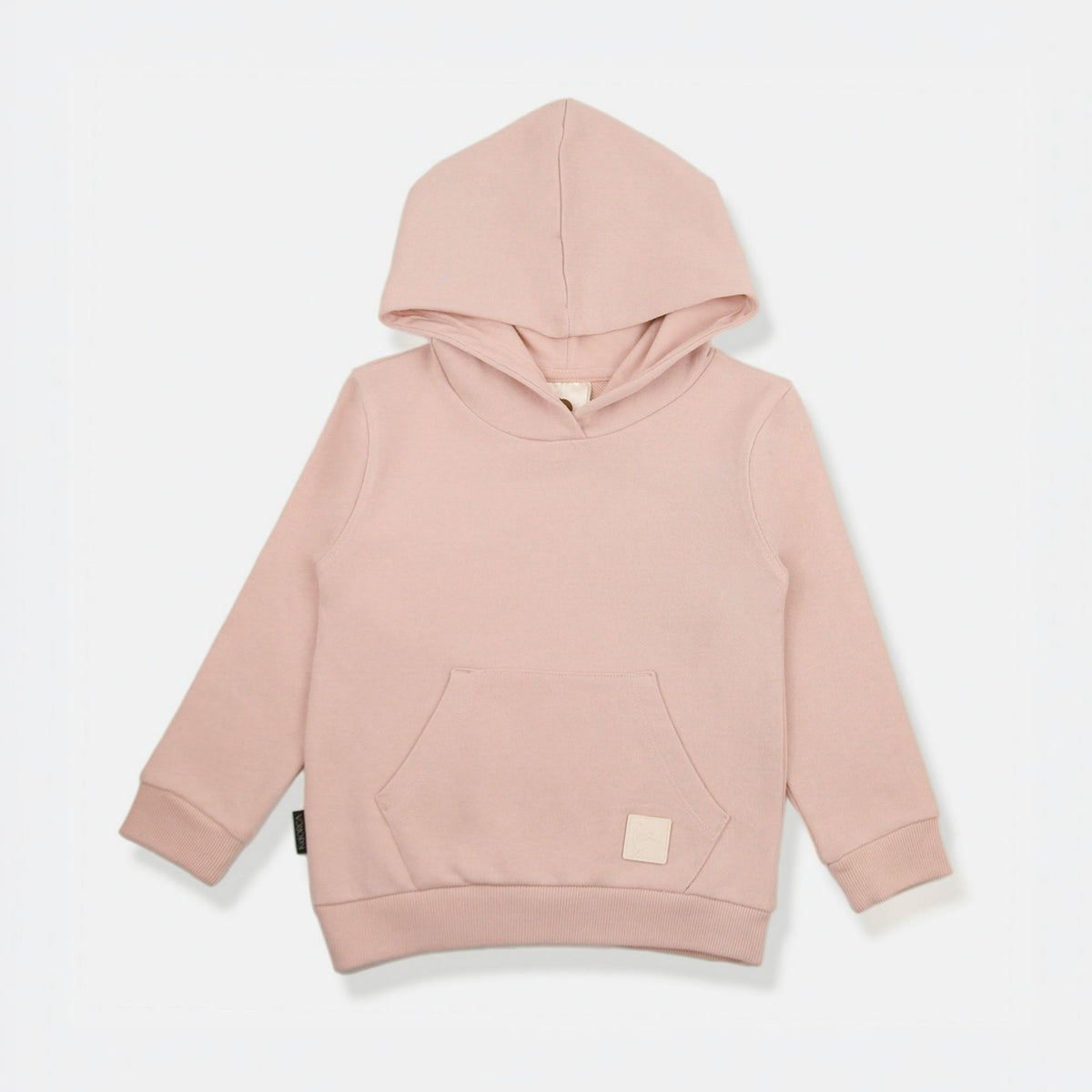 Kids Hoodie - Organic French Terry Cotton – Pale Rose