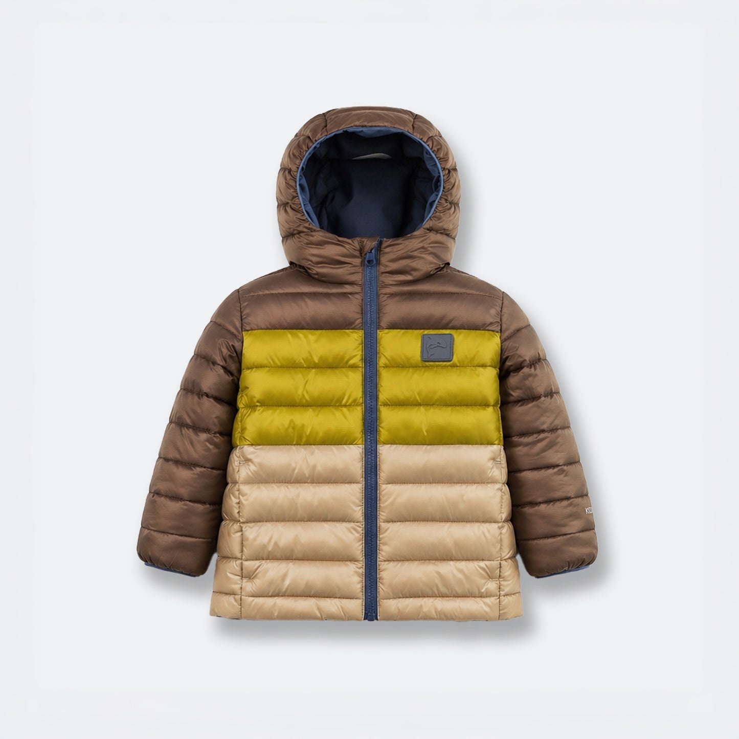 Kids Puffer Jacket - Porteau Reversible Waterproof - Fall/Winter - Ombre Blue