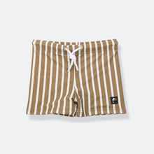 Swim Boardie Shorts – Stripe / Khaki