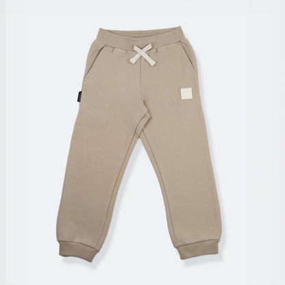 Kids Sweatpants - Brushed Organic Terry Cotton – Wheat