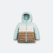 Kids Puffer Jacket - Porteau Reversible Waterproof - Fall/Winter - Blue Haze