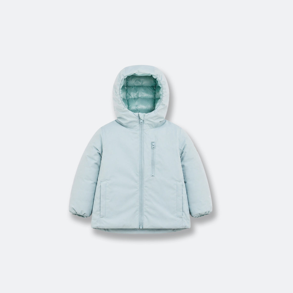 Kids Puffer Jacket - Porteau Reversible Waterproof - Fall/Winter - Blue Haze