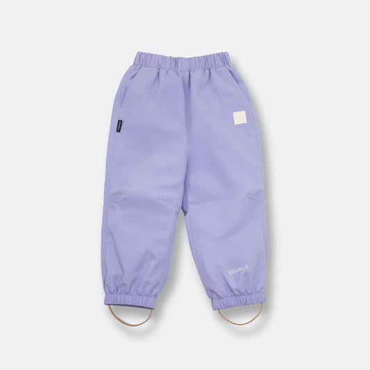 Kids Rain Pants - TOFINO Waterproof Breathable Technical - Lilac / Floral