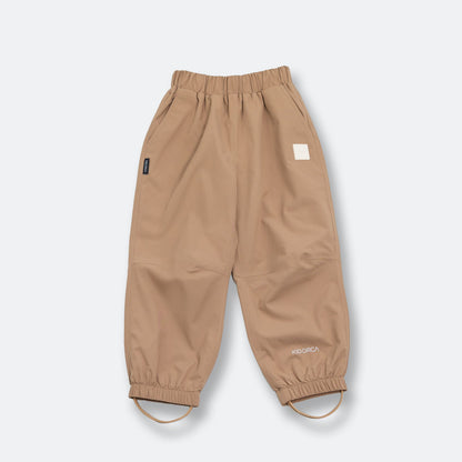 Kids Rain Pants - TOFINO Waterproof Breathable Technical - Portabella / Cherry