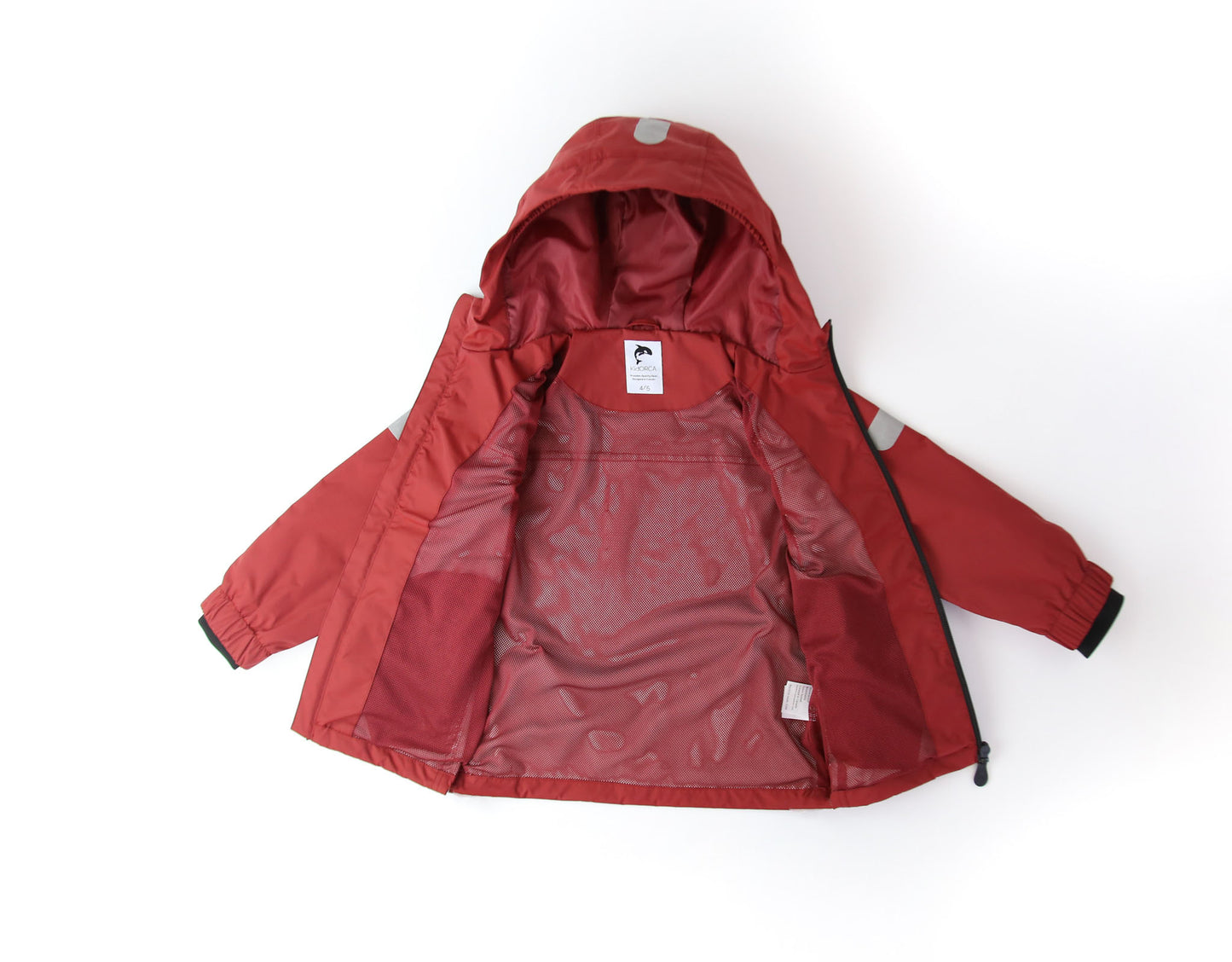 KidORCA Kids Rain Jacket _ Merlot _ Model 2022