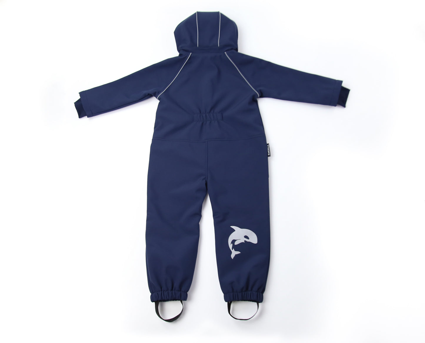 KidORCA Kids Softshell Overall Play Suit _ Navy