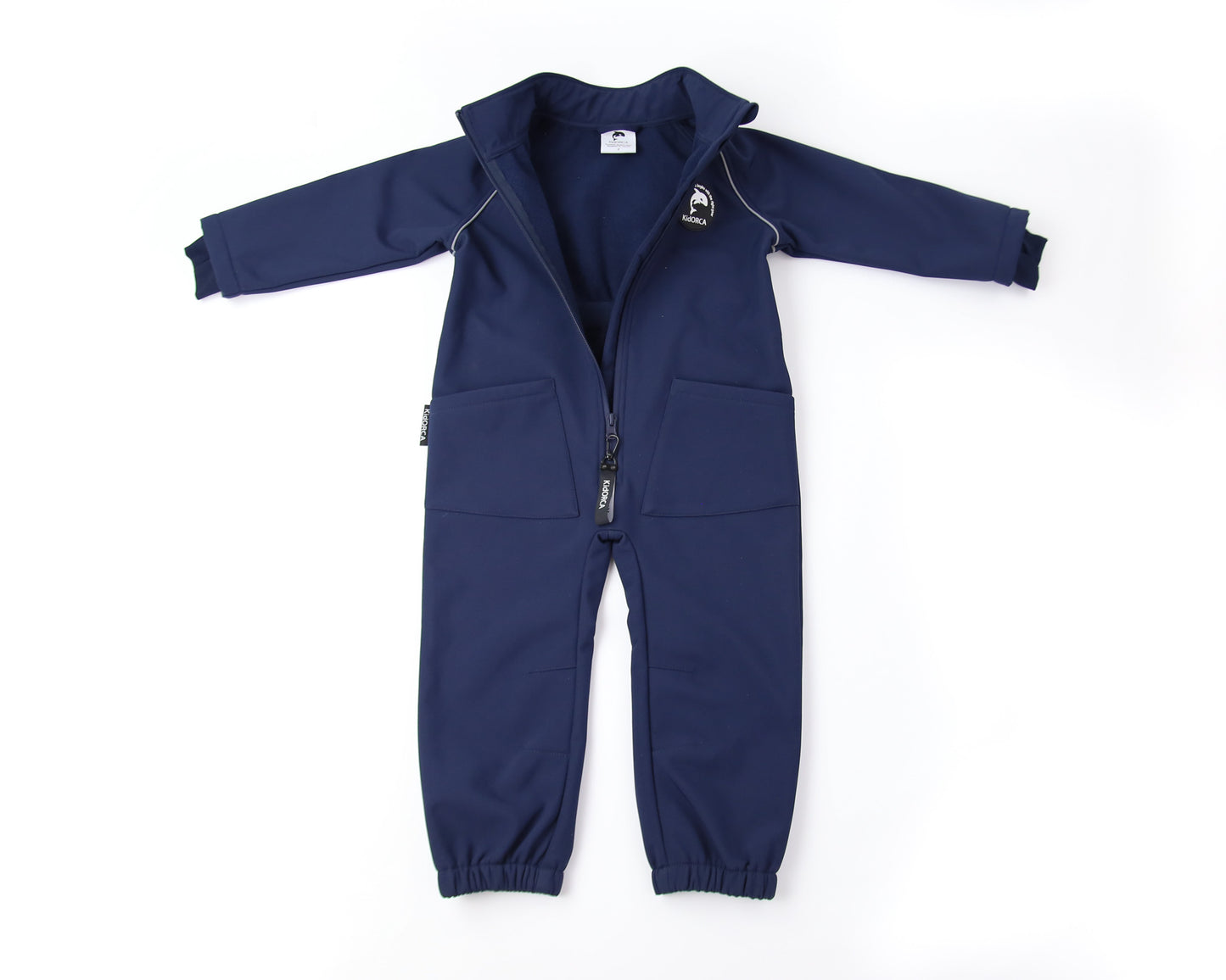 KidORCA Kids Softshell Overall Play Suit _ Navy