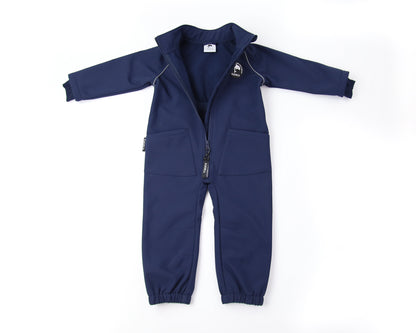 KidORCA Kids Softshell Overall Play Suit _ Navy