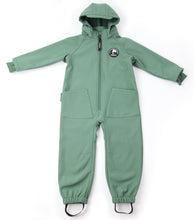Load image into Gallery viewer, KidORCA Kids Softshell Overall Play Suit _ Olive
