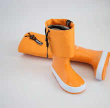 Load image into Gallery viewer, KidORCA Kids Rain Boots with Above Knee Waders _ Cheddar
